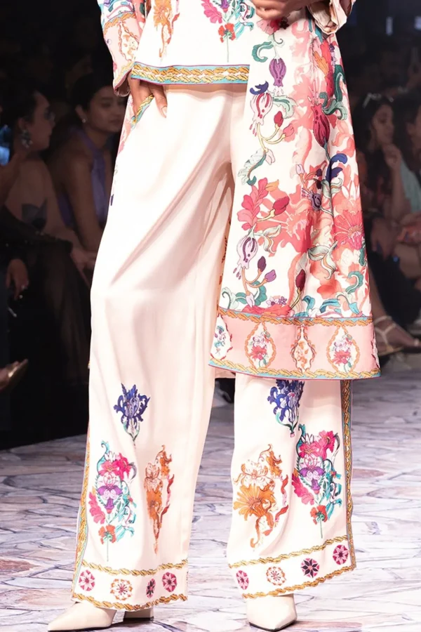 RANNA GILL Valencia Wide-Leg Pants Snow White Store