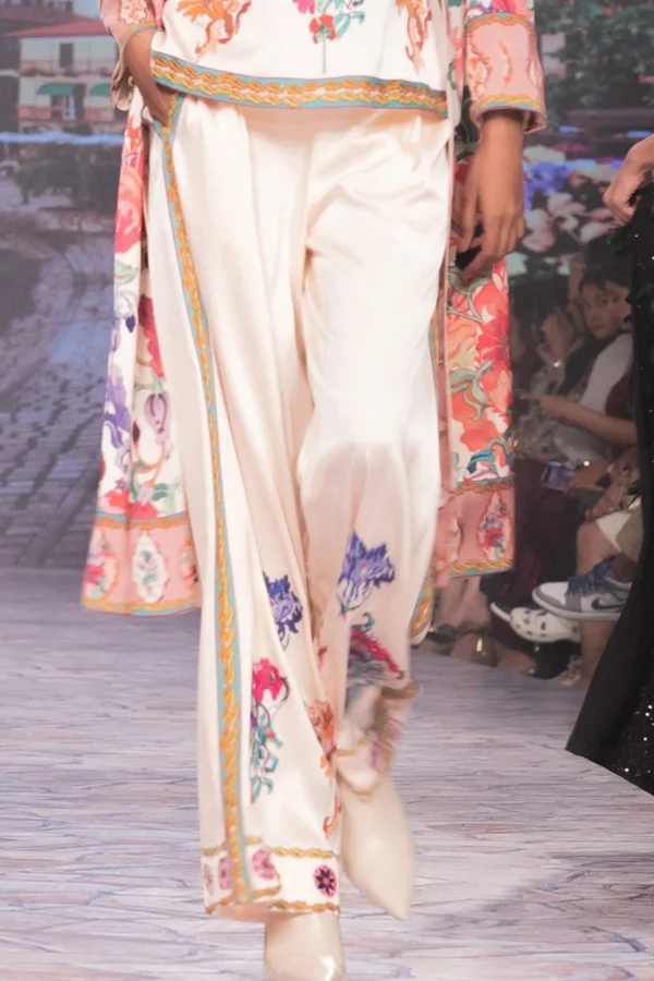 RANNA GILL Valencia Wide-Leg Pants Snow White Store