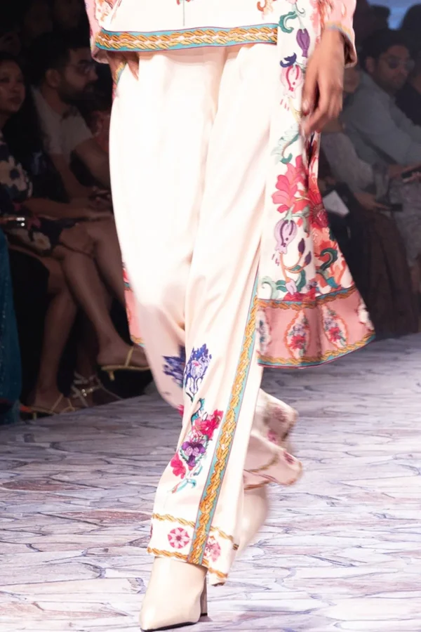 RANNA GILL Valencia Wide-Leg Pants Snow White Store