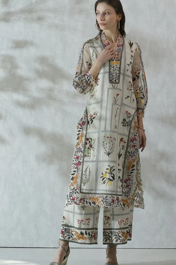 RANNA GILL Willow Tunic Off White Discount