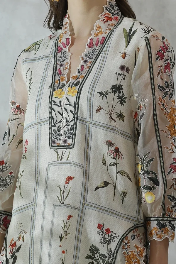 RANNA GILL Willow Tunic Off White Discount